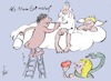 Cartoon: Adam und Gott (small) by tiede tagged adam,eva,gott,tiede,cartoon,karikatur