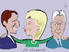 Cartoon: von der Leyen (small) by tiede tagged eu,kommissionsvorsitz,nominierung,von,der,leyen,macron,orban,tiede,cartoon,karikatur