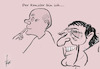 Cartoon: Kanzler (small) by tiede tagged kanzler,scholz,schröder,putin,biden,tiede,cartoon