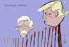 Cartoon: last victim (small) by tiede tagged trump,victim,bolton,others,tiede,cartoon,karikatur