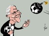 Cartoon: Beckenbauers Sommermärchen (small) by tiede tagged fifa,weltmeisterschaft,2006,beckenbauer,niersbach