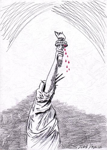 Cartoon: Freedom (medium) by Zlatko Iv tagged freedom