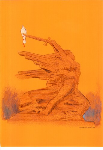 Cartoon: Ukraine (medium) by Zlatko Iv tagged ukraine,war