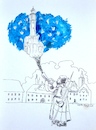 Cartoon: Neuheit (small) by Zlatko Iv tagged narr,neuheit,politik,morgen,presse,prophet,chatten
