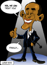 Cartoon: Barack Obama and health (small) by Ludus tagged obama,health
