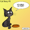 Cartoon: Cat Story 1 (small) by Ludus tagged cat cats