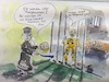 Cartoon: AKW Rückbau Probleme (small) by Pralow tagged akw,rückbau,zwischenlager,endlager,castoren,10,microsievert,strahlenschutz