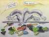 Cartoon: Passt nicht! (small) by Pralow tagged jamaika,verhandlungen,bundestag,bundestagswahlen,cdu,spd,fdp,grüne,csu,afd,linke,neuwahlen