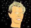 Cartoon: David Bowie (small) by Jochen N tagged david,bowie,musik,musical,lazarus,weltraum,space,major,tom,star,stern,ziggy,stardust,jenseits,tod,seele,pop,chamäleon