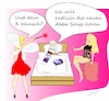 Cartoon: Lebensende (small) by Jochen N tagged abba,wiedervereinigung,comeback,pop,waterloo,bett,fee,wunsch,wünsche,lebensende,schoko,sexy,rosa