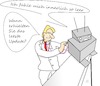 Cartoon: Roboter beim Arzt (small) by Jochen N tagged arzt,doktor,untersuchung,abhören,patient,roboter,computer,software,update,innerlich,leer,gefühl,fühlen