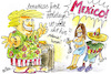 Cartoon: Trumpdays 2 (small) by REIBEL tagged trump donald usa präsident mexico mauer grenze urlaub familie