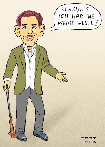 Cartoon: Der Basti - ein sauberer Bub! (medium) by Barthold tagged österreich,sebastian,kurz,bundeskanzler,rücktritt,korruptionsvorwürfe,aktive,bestechung,presse,einsatz,steuergelder,weiße,weste,dreck,gehstock,spazierstock,stecken,cartoon,karikatur,barthold,österreich,sebastian,kurz,bundeskanzler,rücktritt,korruptionsvorwürfe,aktive,bestechung,presse,einsatz,steuergelder,weiße,weste,dreck,gehstock,spazierstock,stecken,cartoon,karikatur,barthold