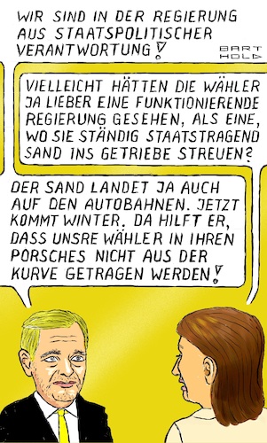 Cartoon: Eine Lanze für den Sand (medium) by Barthold tagged christian,lindner,vorsitzender,fdp,bettina,schausten,interview,landtagswahl,niedersachsen,oktober,2022,einzug,verfehlt,scheitern,fünfprozenthürde,fortgesetzte,behinderung,regierungsarbeit,querschüsse,kubicki,strack,zimmermann,cartoon,karikatur,barthold,christian,lindner,vorsitzender,fdp,bettina,schausten,interview,landtagswahl,niedersachsen,oktober,2022,einzug,verfehlt,scheitern,fünfprozenthürde,fortgesetzte,behinderung,regierungsarbeit,querschüsse,kubicki,strack,zimmermann,cartoon,karikatur,barthold