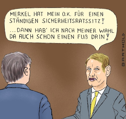 Merkel will erw. Sicherheitsrat