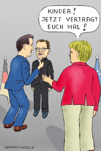 Cartoon: Merkels letzte Vermittlung (medium) by Barthold tagged angela,merkel,107ter,eu,gipfel,europäische,union,brüssel,ministerpräsidenten,rechtsstaatlichkeitsklausel,verstoß,polen,mateusz,morawiecki,vertreter,mittelkürzungen,mark,rutte,schlawittchen,holland,cartoon,karikatur,barthold,angela,merkel,107ter,eu,gipfel,europäische,union,brüssel,ministerpräsidenten,rechtsstaatlichkeitsklausel,verstoß,polen,mateusz,morawiecki,vertreter,mittelkürzungen,mark,rutte,schlawittchen,holland,cartoon,karikatur,barthold