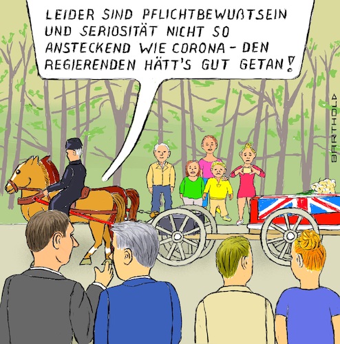 Cartoon: Tod Queen Elizabeth (medium) by Barthold tagged tod,queen,elizabeth,zweite,september,08,2022,trauerzug,westminster,abbey,birdcage,walk,lafette,sarg,fahne,ansteckung,regierende,politiker,pflichtbewußtsein,seriosität,cartoon,karikatur,barthold,tod,queen,elizabeth,zweite,september,08,2022,trauerzug,westminster,abbey,birdcage,walk,ansteckung,regierende,politiker,pflichtbewußtsein,seriosität,cartoon,karikatur,barthold