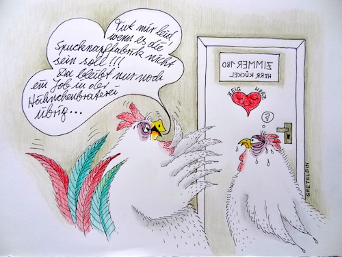 Cartoon: arbeitsamt (medium) by katzen-gretelein tagged arbeitsamt,horror