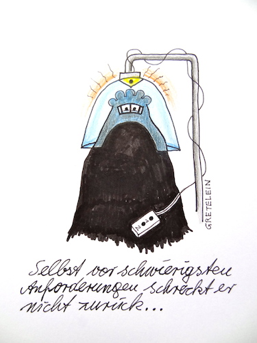 Cartoon: haariges design (medium) by katzen-gretelein tagged mode,haare,burka,islam