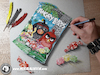 Cartoon: Drawing Angry Birds - 3D Art (small) by Art by Mihai Alin Ion tagged drawing,painting,illustration,productdesign,mihaialinion,3dart,realisticdrawing,angrybirds