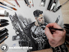 Cartoon: Drawing Punisher - 3D Comics (small) by Art by Mihai Alin Ion tagged drawing,painting,illustration,3dart,artwork,marvel,netflix,the,punisher,frankcastle,castiglione,comicbook,marvelcomics,punishercomics,drawingthepunisher