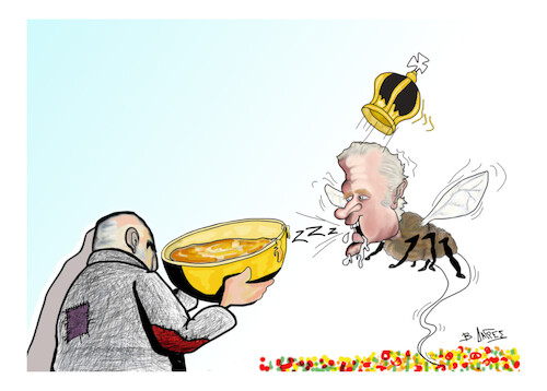 Cartoon: Charles III (medium) by vasilis dagres tagged charles,iii