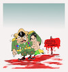 Cartoon: dictatorship in myanmar (small) by vasilis dagres tagged dictatorship,myanmar