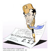 Cartoon: Minister of Health (small) by vasilis dagres tagged greece