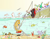 Cartoon: the small fish (small) by vasilis dagres tagged humour