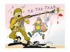Cartoon: the soldier (small) by vasilis dagres tagged internasional