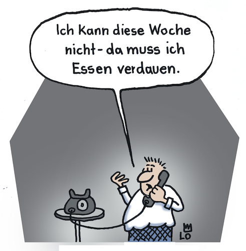 Cartoon: Absage (medium) by Lo Graf von Blickensdorf tagged weihnachtsessen,nahrung,festessen,ernährung,verdauung,völlerei,essen,fett,diät,abnehmen,karikatur,lo,cartoon,weihnachtszeit,gänsebraten,fressen,weihnachtsessen,nahrung,festessen,ernährung,verdauung,völlerei,essen,fett,diät,abnehmen,karikatur,lo,cartoon,weihnachtszeit,gänsebraten,fressen