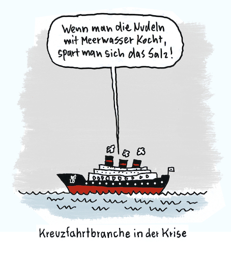 Cartoon: Ahoi (medium) by Lo Graf von Blickensdorf tagged meerwasser,nudeln,kapitänsdinner,spagetti,salzwasser,küche,kreuzfahrtschiff,kreuzfahrtkrise,schiffsreise,karikatur,lo,graf,cartoon,meer,kapitän,pleite,konkurs,meerwasser,nudeln,kapitänsdinner,spagetti,salzwasser,küche,kreuzfahrtschiff,kreuzfahrtkrise,schiffsreise,karikatur,lo,graf,cartoon,meer,kapitän,pleite,konkurs