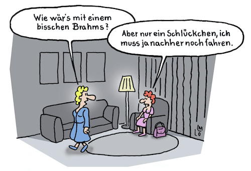 Cartoon: Brahms (medium) by Lo Graf von Blickensdorf tagged klassik,brahms,klassische,musik,besuch,freundin,auto,fahren,alkohol,missverständnis,politik,karikatur,lo,graf,cartoon,wohnzimmer,sofa,couch,frau,handtasche,trinken,mozart,klassik,brahms,klassische,musik,besuch,freundin,auto,fahren,alkohol,missverständnis,politik,karikatur,lo,graf,cartoon,wohnzimmer,sofa,couch,frau,handtasche,trinken,mozart