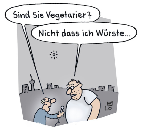 Cartoon: Fleischesser (medium) by Lo Graf von Blickensdorf tagged fleisch,dick,wurst,vegetarier,veganer,reporter,radio,tv,mann,ernährung,gesund,gemüse,berlin,karikatur,cartoon,lo,satire,fett,groß,fleischesser,schinken,steak,hackfleisch,ungesund,frage,fleisch,dick,wurst,vegetarier,veganer,reporter,radio,tv,mann,ernährung,gesund,gemüse,berlin,karikatur,cartoon,lo,satire,fett,groß,fleischesser,schinken,steak,hackfleisch,ungesund,frage