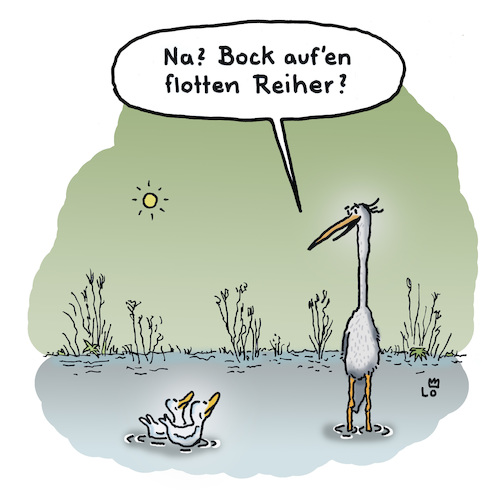 Cartoon: Flirt (medium) by Lo Graf von Blickensdorf tagged flirt,dating,techtelmechtel,anmache,reiher,enten,teich,wasser,vogel,geschäker,one,night,stand,liebesspiel,macho,cartoon,lo,karikatur,mann,frau,erotik,seitensprung,gruppensex,angebot,sexuelle,anziehung,flirt,dating,techtelmechtel,anmache,reiher,enten,teich,wasser,vogel,geschäker,one,night,stand,sex,liebesspiel,macho,cartoon,lo,karikatur,mann,frau,erotik,seitensprung,gruppensex,angebot,sexuelle,anziehung