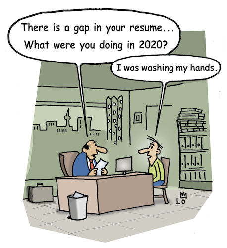 Cartoon: resume (medium) by Lo Graf von Blickensdorf tagged resume,corona,virus,hand,washing,covid19,english,cartoon,lo,2020,job,canditature,humor,boss,pun,satire,resume,corona,virus,hand,washing,covid19,english,cartoon,lo,2020,job,canditature,humor,boss,pun,satire