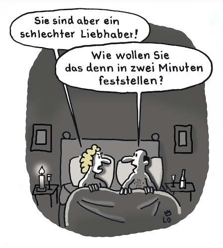 Cartoon: Schlechter Liebhaber (medium) by Lo Graf von Blickensdorf tagged bett,one,night,stand,geschlechtsverkehr,seitensprung,tinder,lust,und,liebe,sexualität,karikatur,lo,cartoon,erotik,sexpraktik,küssen,vögeln,liebhaber,nackt,kondom,intim,stellung,hundestellung,doggie,orgasmus,verführen,dildo,reizwäsche,ficken,sex,bett,one,night,stand,geschlechtsverkehr,seitensprung,tinder,lust,und,liebe,sexualität,karikatur,lo,cartoon,erotik,sexpraktik,küssen,vögeln,liebhaber,nackt,kondom,intim,stellung,hundestellung,doggie,orgasmus,verführen,dildo,reizwäsche,ficken