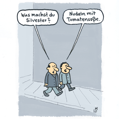 Cartoon: Silvester (medium) by Lo Graf von Blickensdorf tagged silvester,einladung,nudeln,tomatensoße,zu,hause,party,silvester,einladung,nudeln,tomatensoße,zu,hause,party