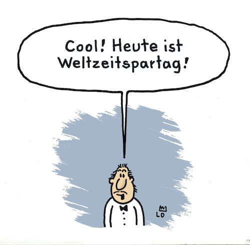 Cartoon: Uhrenumstellung (medium) by Lo Graf von Blickensdorf tagged weltzeit,uhrenumstellung,sommerzeit,winterzeit,weltzeituhrenumstellung,uhr,mann,cool,weltzeit,uhrenumstellung,sommerzeit,winterzeit,weltzeituhrenumstellung,uhr,mann,cool