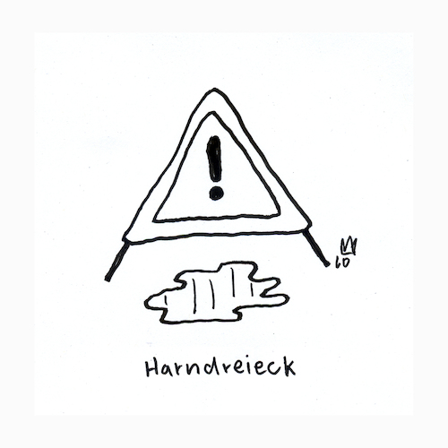 Cartoon: Vorsicht! (medium) by Lo Graf von Blickensdorf tagged wortspiel,straßenverkehr,schild,warndreieck,wortspiel,straßenverkehr,schild,warndreieck