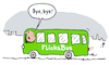Cartoon: Bye bye (small) by Lo Graf von Blickensdorf tagged hansi,flick,dfb,trainer,bundestrainer,flixbus,flicksbus,wortspiel,abschied,rauswurf,karikatur,lo,graf,cartoon,fussball,bus