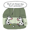 Cartoon: Date (small) by Lo Graf von Blickensdorf tagged blind,date,tinder,kuh,kühe,liebe,kennenlernen,du,duzen,mann,frau,beziehung,tete,flirt