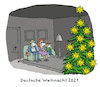 Cartoon: Deutsche Weihnacht (small) by Lo Graf von Blickensdorf tagged deutsche,weihnacht,2021,heilig,abend,weihnachten,christbaum,weihnachtsbaum,tannenbaum,pandemie,lockdown,virus,corona,covid19,familie,zu,hause