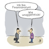 Cartoon: Finanzanalyst (small) by Lo Graf von Blickensdorf tagged finanzmarkt,aktienmarkt,finanzanalyst,mann,börse,finanz,karikatur,lo,graf,cartoon,aktienkurse,kapitalismus,broker,weltmarkt,finanzen