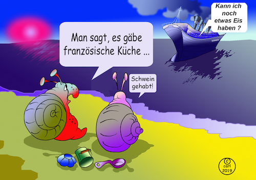 Cartoon: ohne Worte (medium) by Karl tagged gastrotip