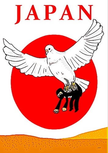 Cartoon: peace diplomacy (medium) by takeshioekaki tagged terror