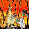 Cartoon: Australia (small) by takeshioekaki tagged fire