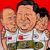 Cartoon: friend70 (small) by takeshioekaki tagged xi,jinping