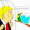 Cartoon: Talkative parrot (small) by takeshioekaki tagged twitter