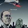 Cartoon: this is for you (small) by takeshioekaki tagged obama
